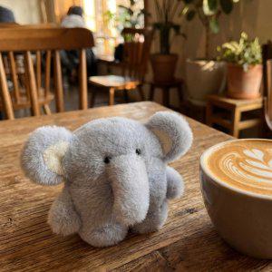 휴대 러블리 프로 코끼리 에어팟 케이스 동물 보호