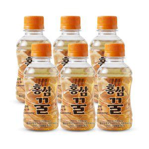 홍삼꿀 음료 홍삼농축액 사양벌꿀 건강음료 전통음료 꿀홍삼 280ml 6병