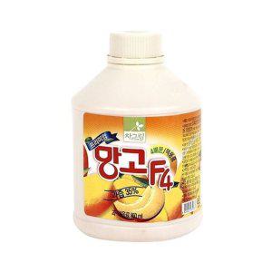 차그림 농축과일원액 망고 원액 850ml x4