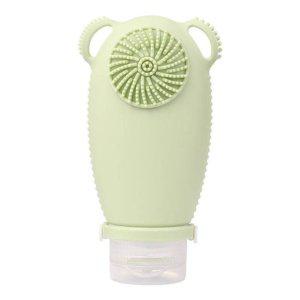 실리콘 세안 브러쉬 공병 100ml 2종세트 여행용 리필용기 케이스