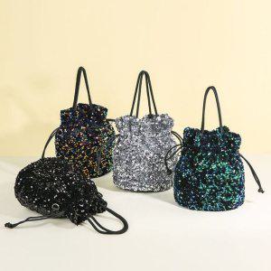 반짝이 스팽글 복주머니 버킷백 토트백 숄더백