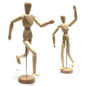 미술용품 사람 인형 목각 스케치 교육용 디자인 30cm 목각인형