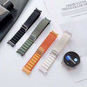 클래식 나일론 스포츠밴드 시계줄 블랙 딥그린 호환 42mm 46mm