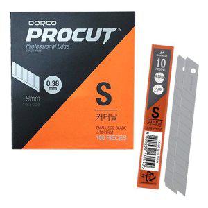 칼날 프로날 도배칼 리필 가위 데스크용품 커터 칼날리필 100입