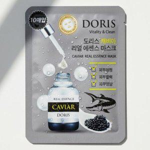 피부청정 피부활력 피부영양 캐비아 마스크팩 10매