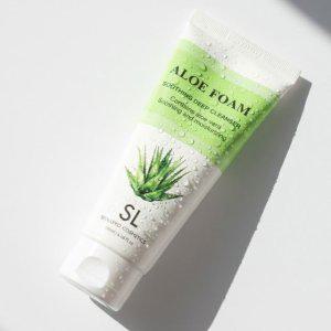 지친 피부를 촉촉하게 진정 알로에 폼클렌저 180ml