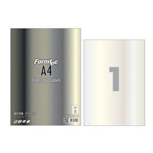 반투명라벨 라벨지 서류정리 스티커 다꾸용품 10매 넘버링 스티커라 투명 제품