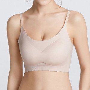 볼륨 심리스 탑 브라 마약 수면 편한 인생 F