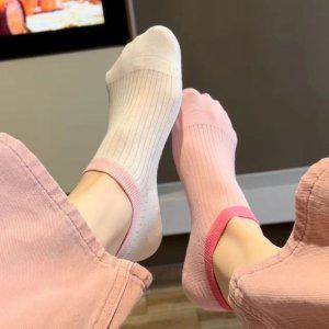 얇은 미끄럼방지 면 양말 데일리 여름여성양말 5개세트