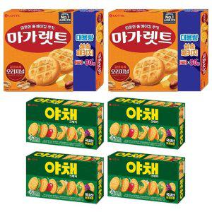롯데 마가렛트 오리지널 대용량 660g 2개+야채크래커 249g4개