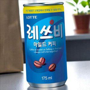 마일드 캔 커피 레쓰비 업소용 캔 커피 175ml 30개입 대용량