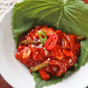 쫀득한 오징어 젓갈 맛있는 국내산 오징어 밥도둑 반찬 250g 저염