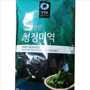 200g 청정원 미역 국산 청정원 건미역 미역국용 가정용 산모용 말린