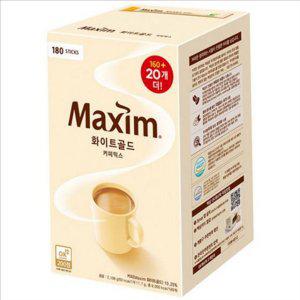 부드러운 맥심 화이트 골드 인스턴트 맥심 커피 믹스 180 스틱
