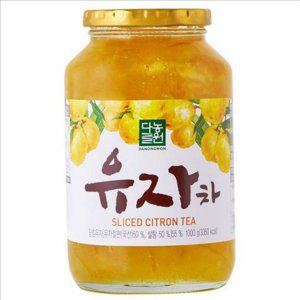 새콤달콤 유자 차 1kg 꿀 유자 차 1kg 비타민 대용량