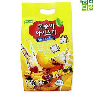 카페용 복숭아 아이스티 업소용 복숭아 아이스티 100 대용량 스틱