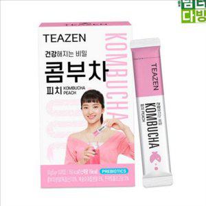 휴대용 콤부차 스틱 복숭아 콤부차 티젠 10 발포 분말