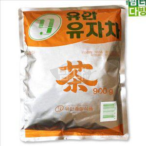 음료용 유자 차 분말 자판기용 유자 차 900g 업소용 대용량