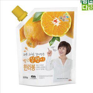 간편 한라봉 과육 주스 스무디 과일 과육 음료 파우치 가정용
