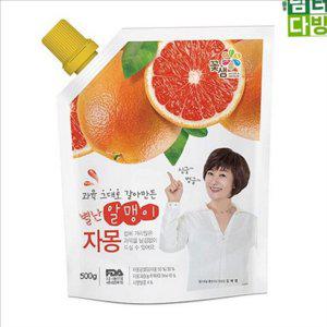생과일 자몽 파우치 혼합 과일 음료 주스 간편