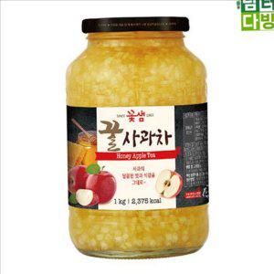 꽃샘 꿀 사과 차 따뜻한 사과 차 과일청 건강 선물
