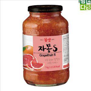 수제 꿀 자몽 차 1kg 과일청 꽃샘 꿀 자몽 차