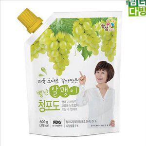 청포도 과일 음료 베이스 과즙 과일 파우치 음료 카페 원액