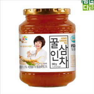 선물용 꿀 인삼 차 벌꿀 꽃샘 꿀 인삼 차 환절기