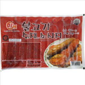 수제 불고기 소시지 대용량 냉동 소시지 캠핑 안주 1kg