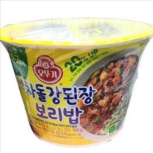 캠핑용 오뚜기 컵밥 즉석 차돌 강된장 보리밥 세트 5개