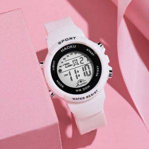 디지털 학생 손목 시계 43mm 스포츠 전자 손목 시계 라이트