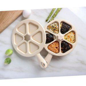간편 삼각 김밥 밥틀 6구 주먹밥 메이커 만들기 도시락 삼각틀