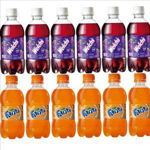 300ml 환타 오렌지 12병 피크닉 웰치스 포도 12병 탄산 세트