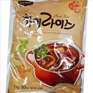 골드스푼 하이라이스 1kg 식당 업소용 하이라이스 요리 재료 간편 급식