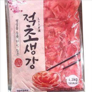 새콤달콤 업소용 초생강 일식 절임 붉은 생강 식품