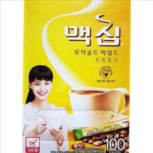 부드러운 맥심 모카 골드 마일드 달콤한 맥심 커피 믹스 대용량