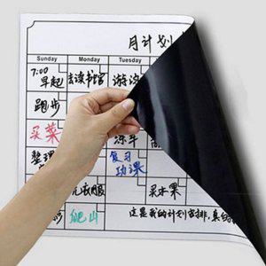 붙이는 자석 스케줄 보드 40cmx30cm 벽걸이 자석 메모 보드 냉장고