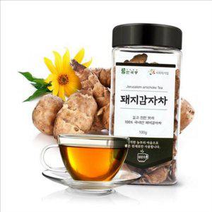 말린 돼지감자 차 구수한 볶은 돼지감자 차 티백 건강 관리