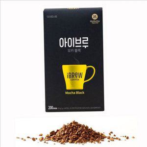 향긋한 스틱 커피 인스턴트 블랙 커피 아메리카노 모카 200 개입