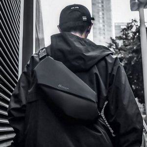 크로스 남성 슬링백 스트릿 남성 힙색 가방 크로스백