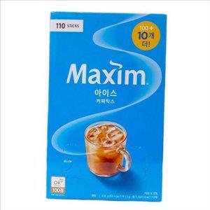 시원한 맥심 아이스 커피 믹스 찬물 맥심 커피 믹스 110개