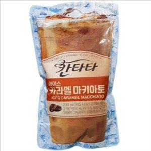 아이스 칸타타 카라멜 마키아또 레토르트 편의점 파우치 음료 230mlx10팩