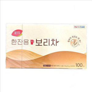 구수한 보리차 티백 간편한 한잔용 보리차 100티백 국내산 건강 볶은