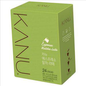 부드러운 카누 말차 라떼 향긋한 카누 에스프레소 말차 라떼 홈카페