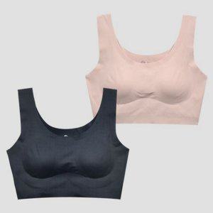 노와이어 여성 스포츠브라 심리스 스포츠브라 데일리 런닝 무봉제 탈부착