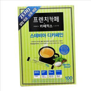 제로 남양 프렌치카페 디카페인 프렌치카페 믹스 100개 스테비아 저칼로리 커피
