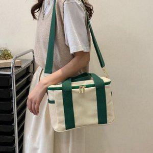 다용도 피크닉 보온 백 숄더 런치 보냉 백 도시락 가방