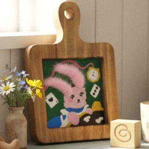 탁상용 우드 트레이 액자 14X20cm 키트 diy 트레이 액자 원목