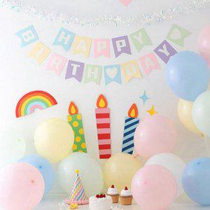 다채로운 풍선 꾸미기 30개입 가랜드 파티 풍선 생일 장식
