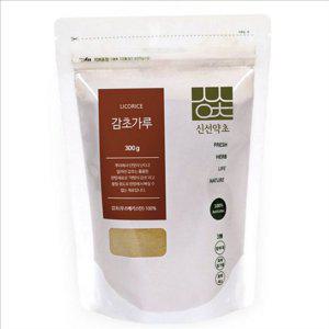 우즈베키스탄 감초 가루 300g 한방 감초 분말 300g 뿌리 약재
